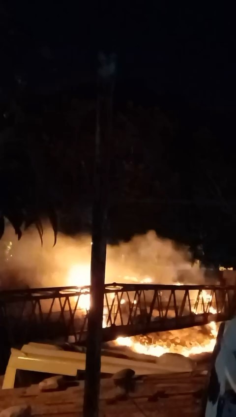 Bursa’da çocukların attıkları torpil yangın çıkardı, facia ucuz atlatıldı