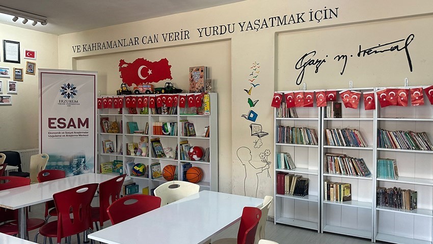 Çelikli köyü okulunda anlamlı etkinlik