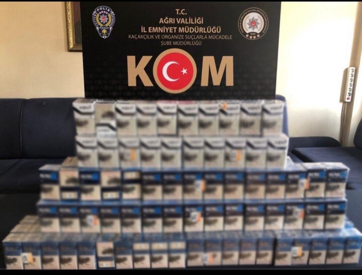 Ağrı’da 30 milyon 500 bin lira değerinde kaçak malzeme ele geçirildi