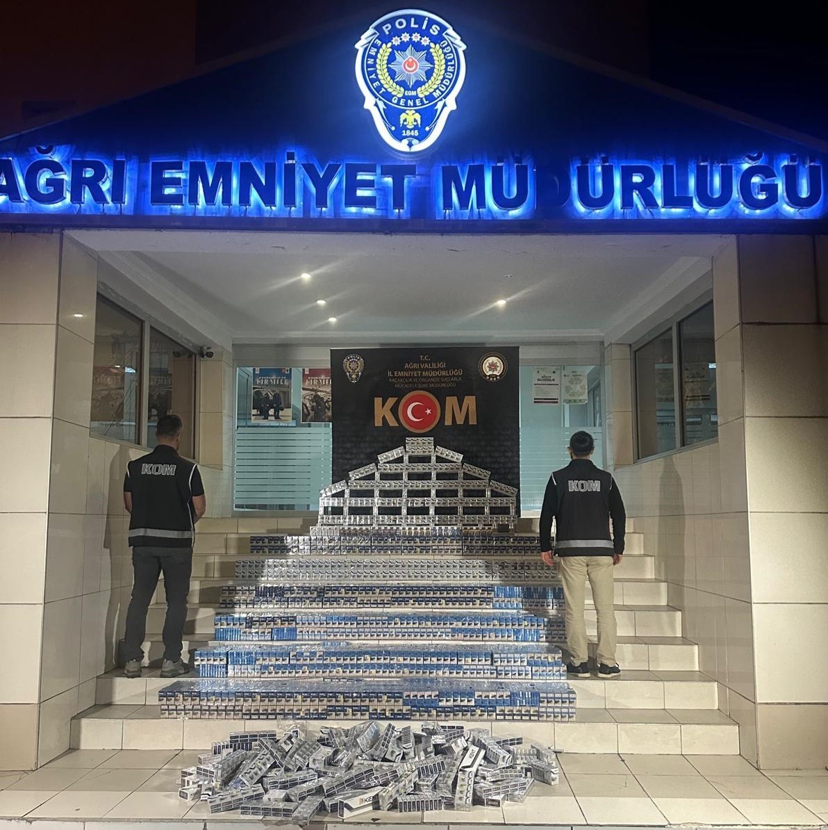 Ağrı’da 30 milyon 500 bin lira değerinde kaçak malzeme ele geçirildi