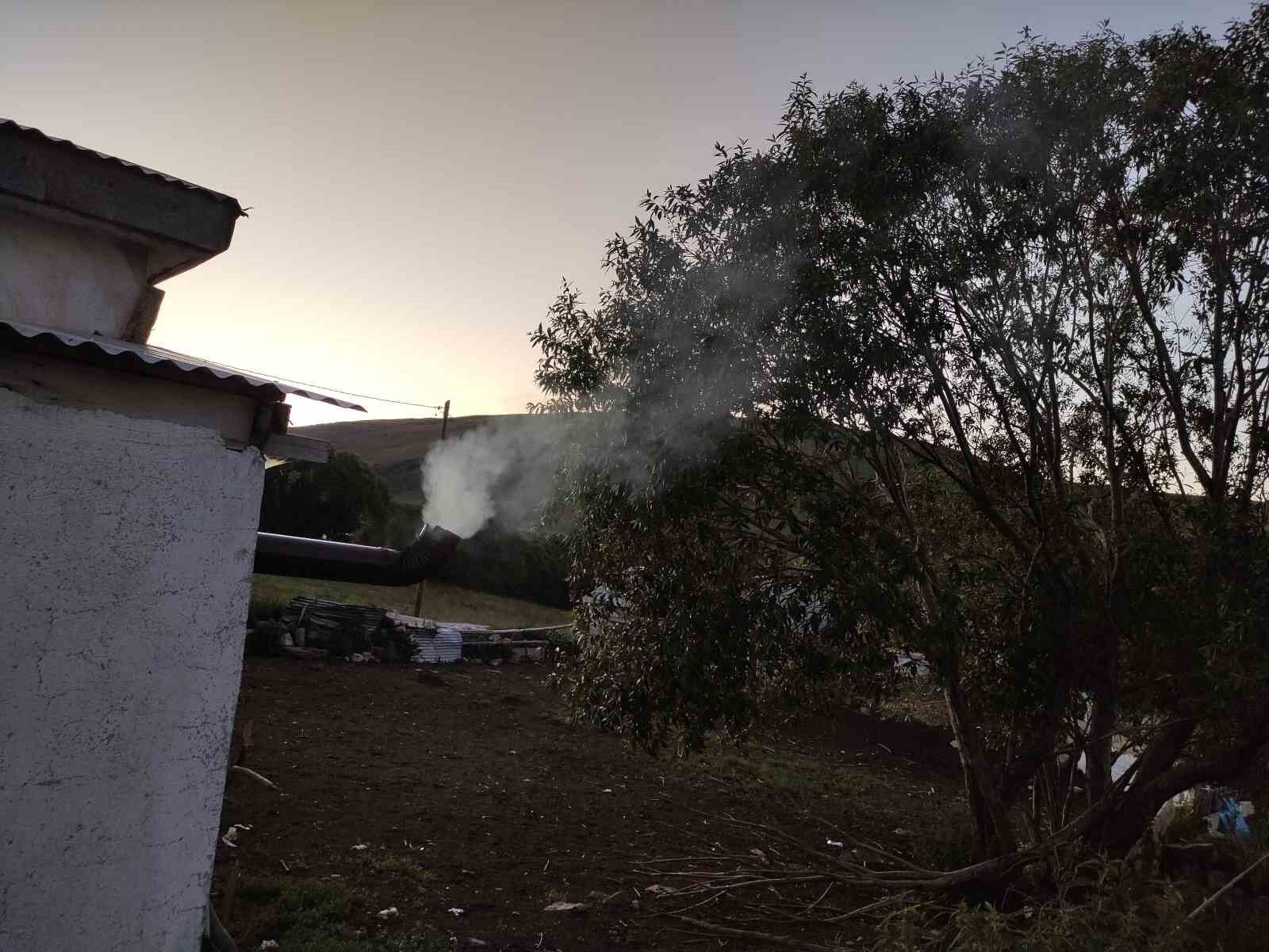 Bu köyde yaz kış soba yanıyor