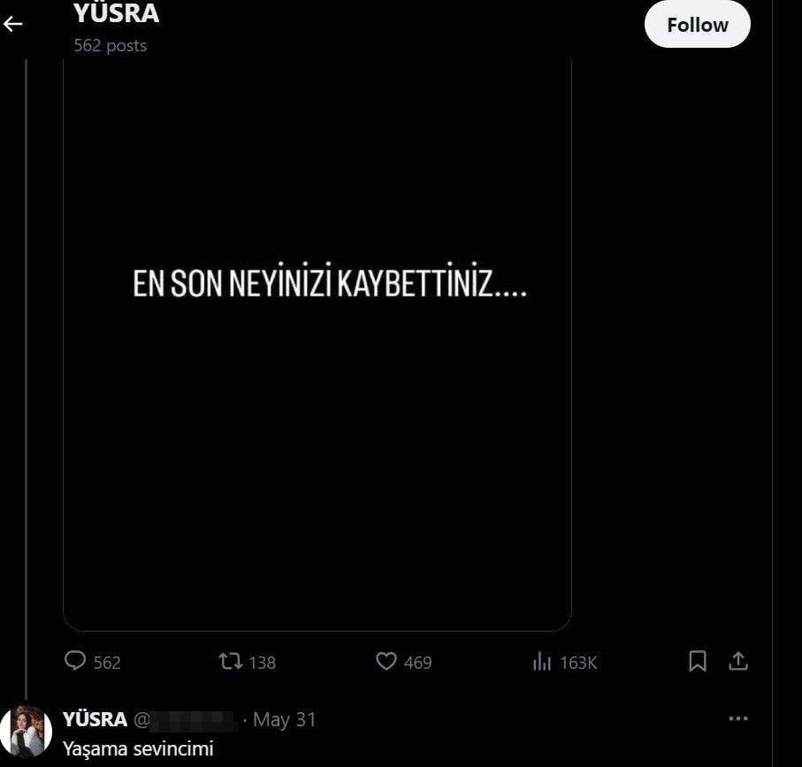 Eski eşi tarafından öldürüldü, paylaşımı yürek dağladı: ’’Bergen benim hayatımı görse bence o benim filmime gelir’’