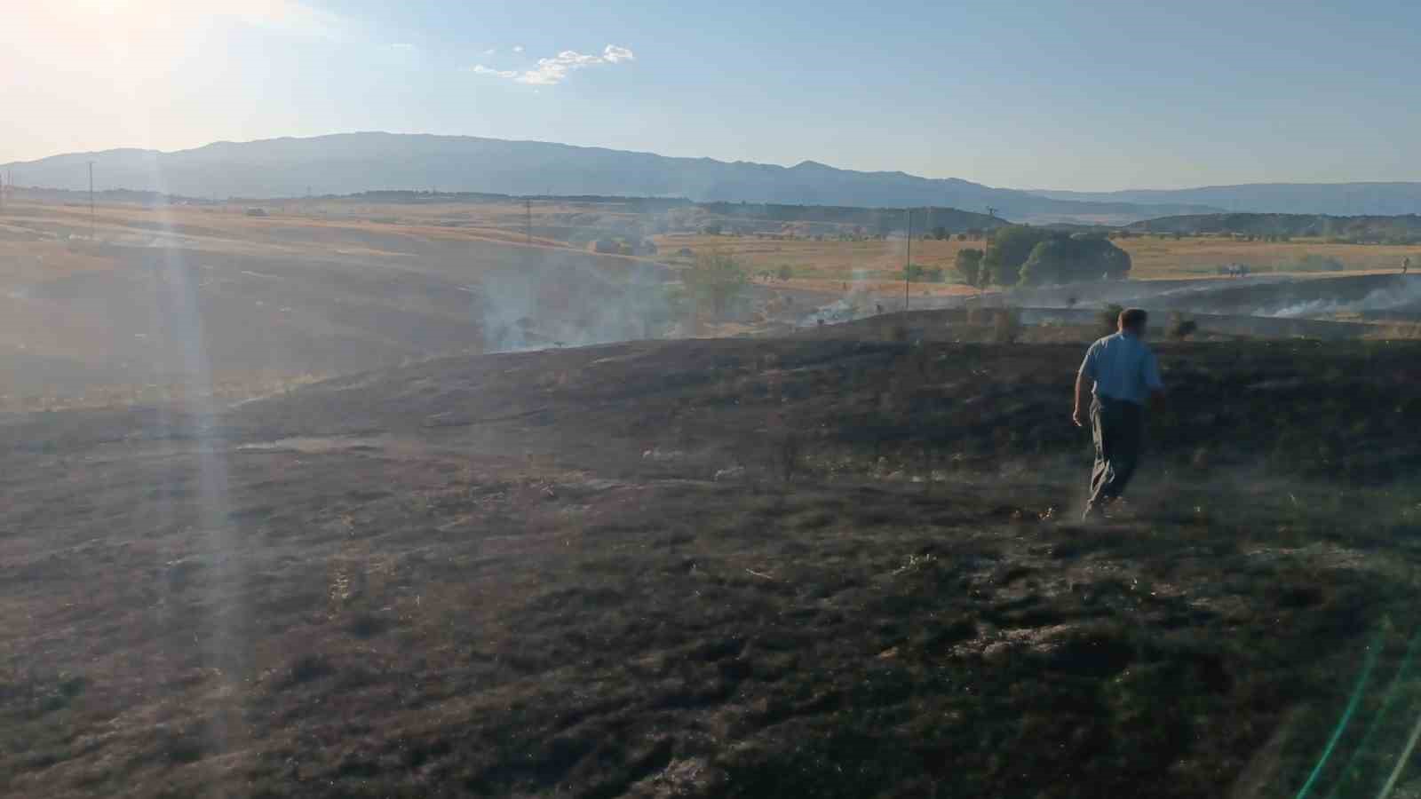 Bingöl’de kırsal alanda çıkan yangın söndürüldü