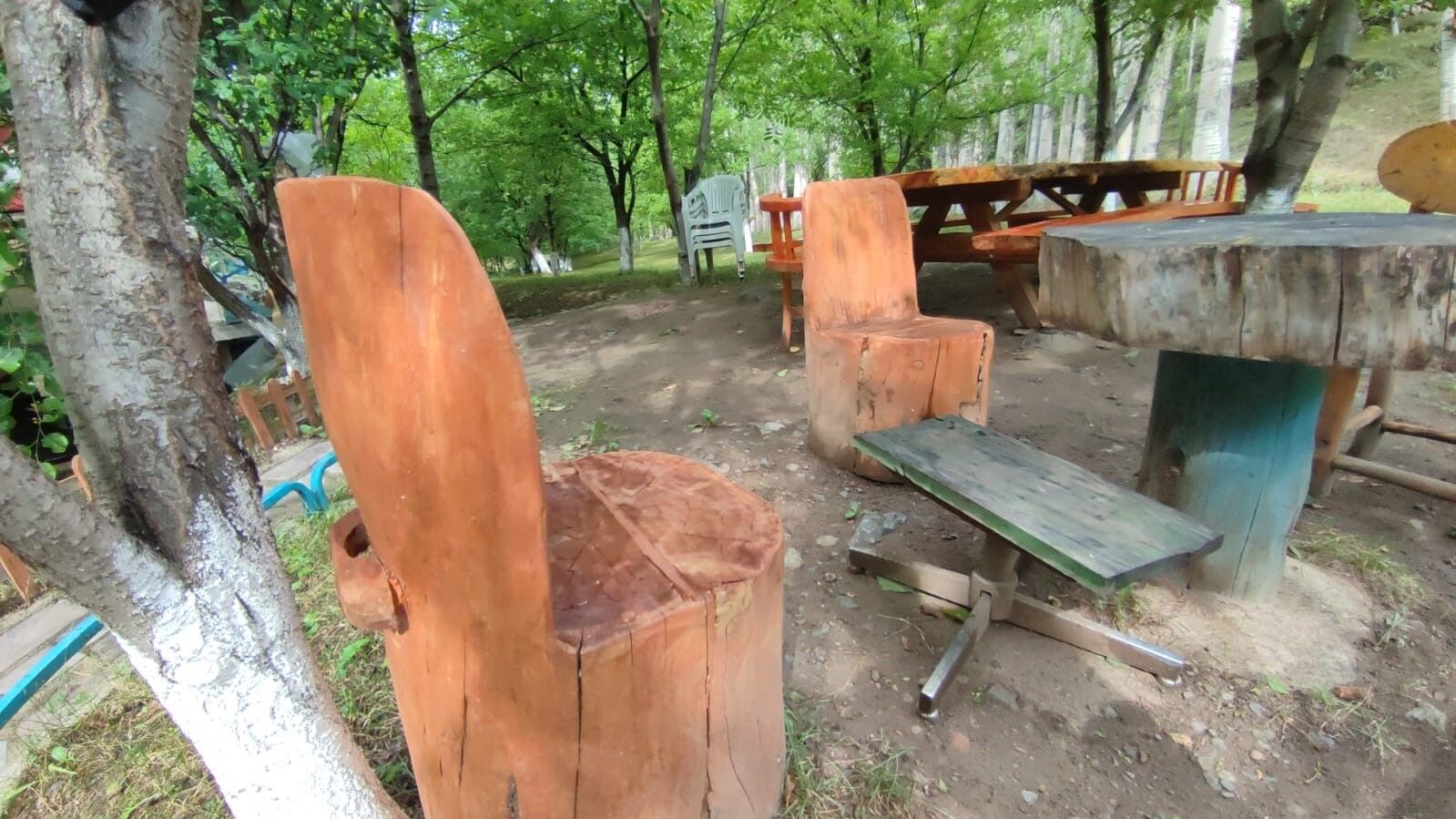 Aşur Taş’ın Alapınar Mahallesindeki bahçesi görenleri büyülüyor