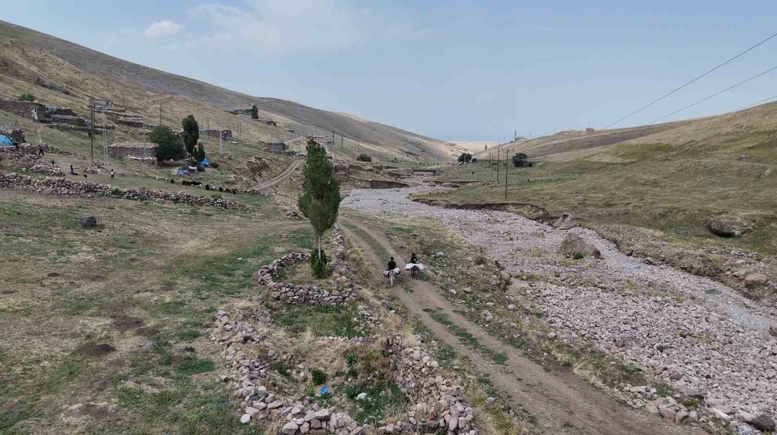 Iğdırlı çocukların eşekle su taşıma çilesi