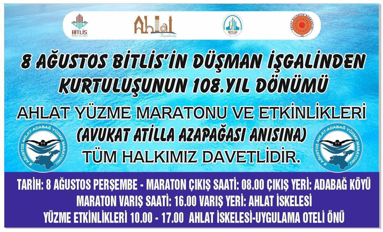 Van Gölü’nde 14 kilometrelik yüzme maratonu düzenlenecek