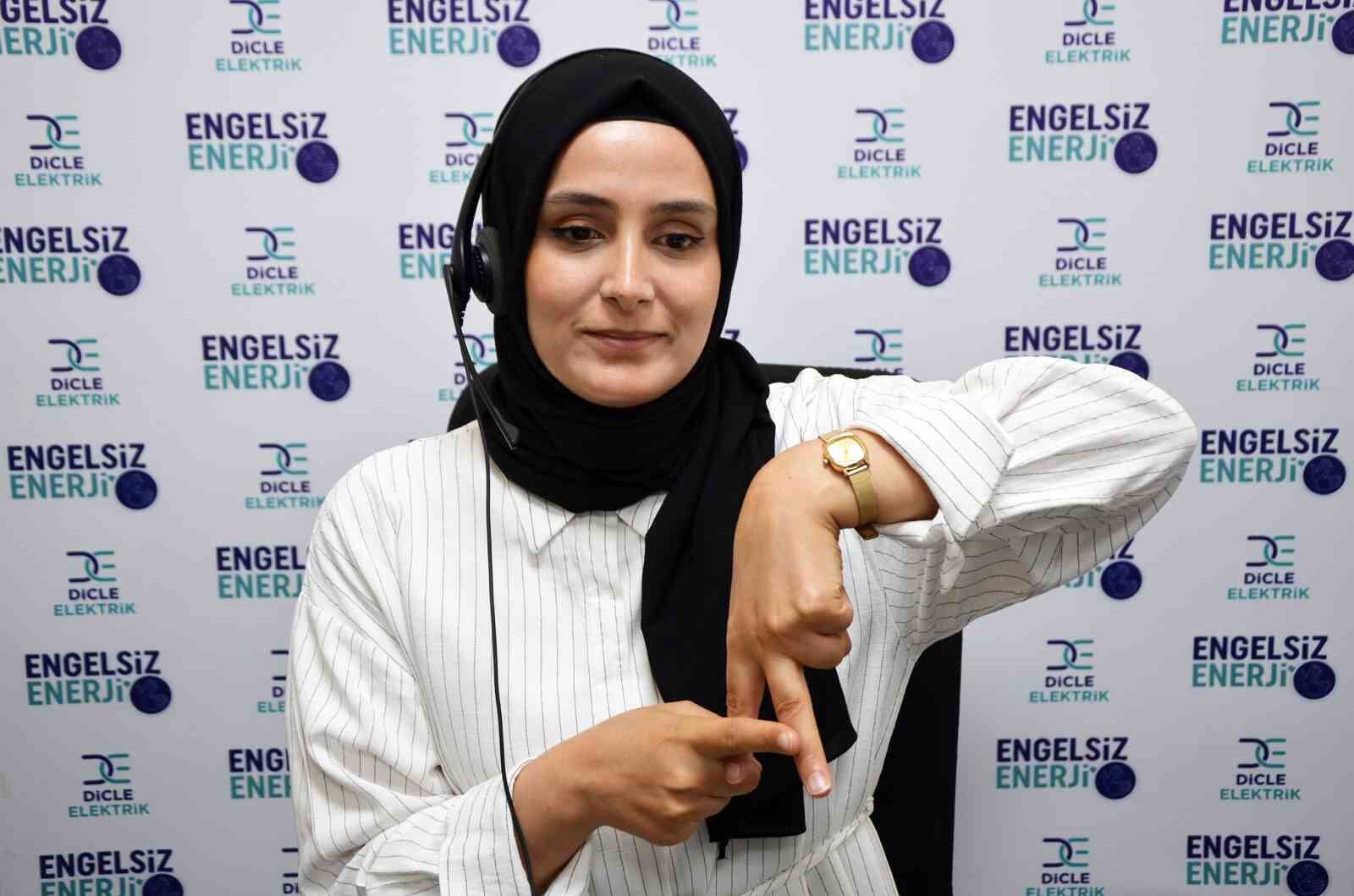 Dicle Elektrik’ten işitme engellilere özel görüntülü çağrı merkezi hizmeti