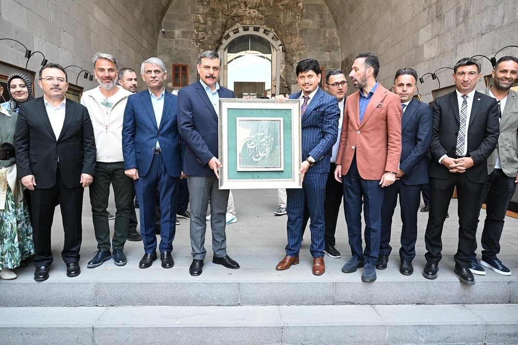 Tarihi medresede sergi açılışı