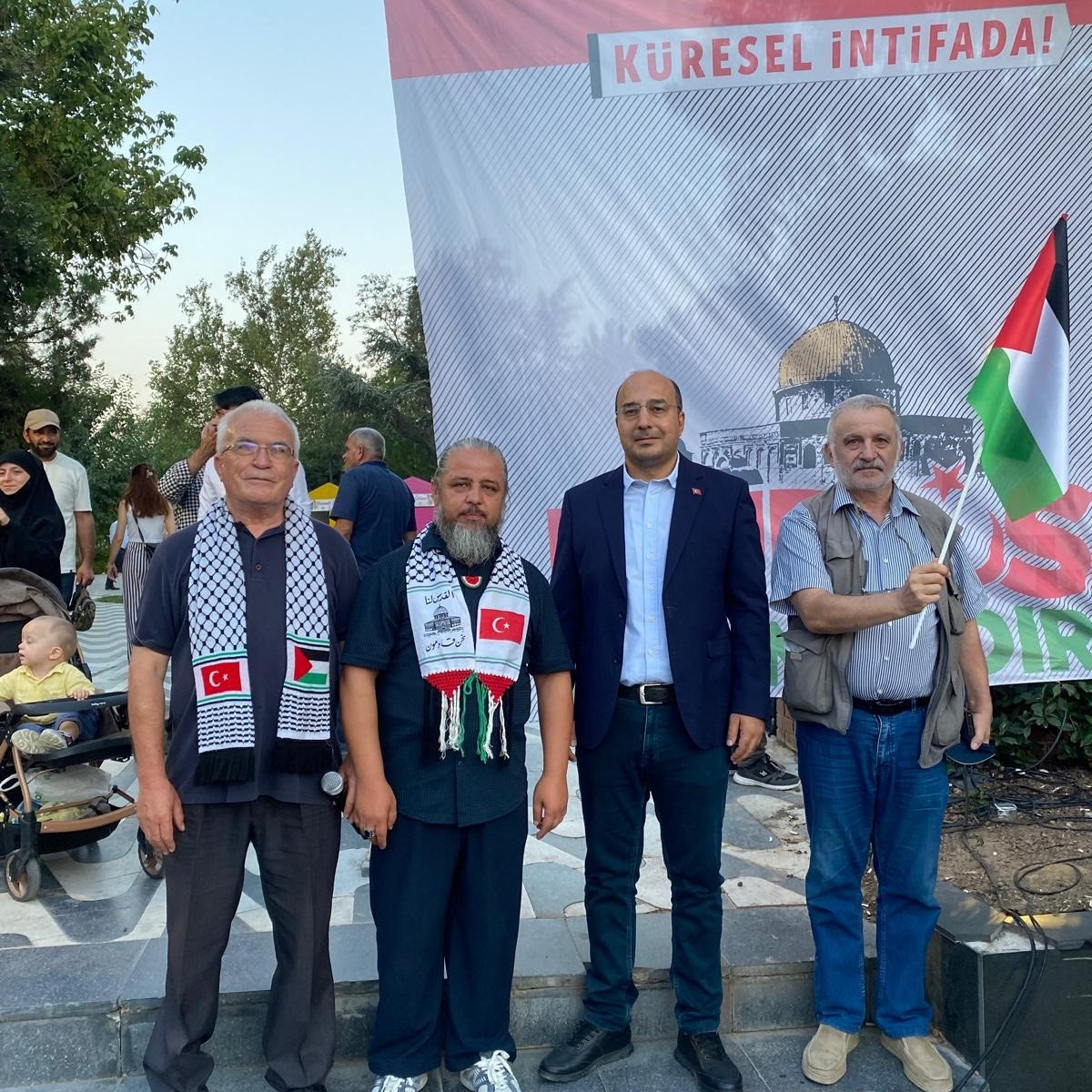 Çorlu’da Gazze Çadırı ilgi topladı