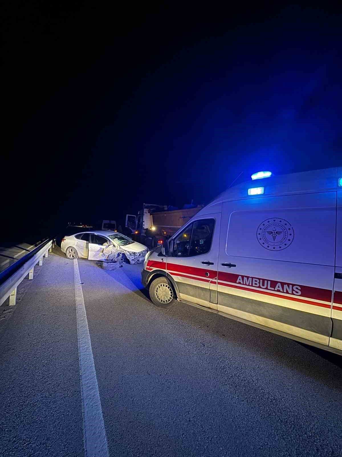 Yüksekova’da trafik kazası: 2 yaralı