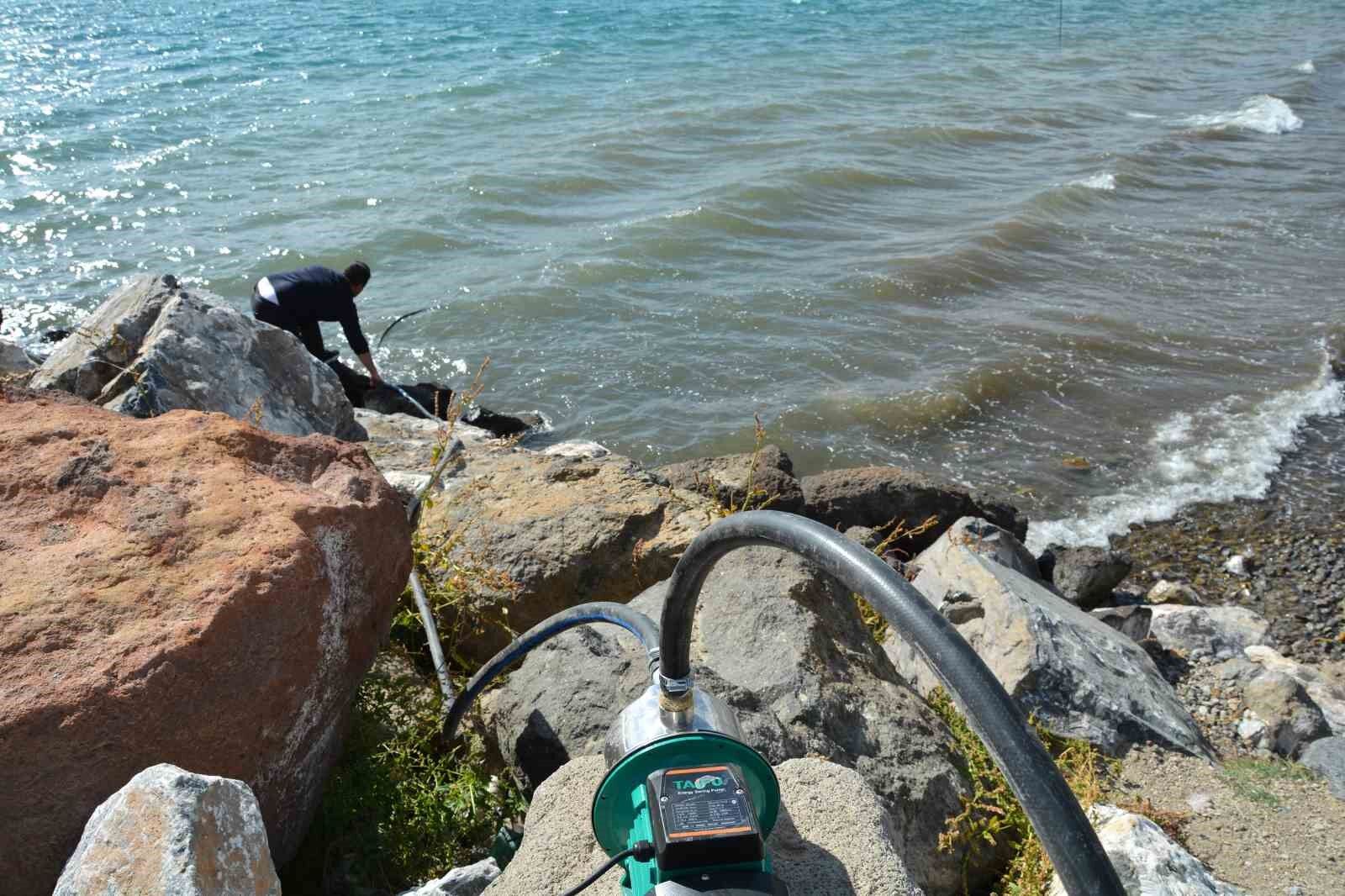 Van Gölü suyundan sıvı sabun ve kozmetik ürünleri üretiliyor
