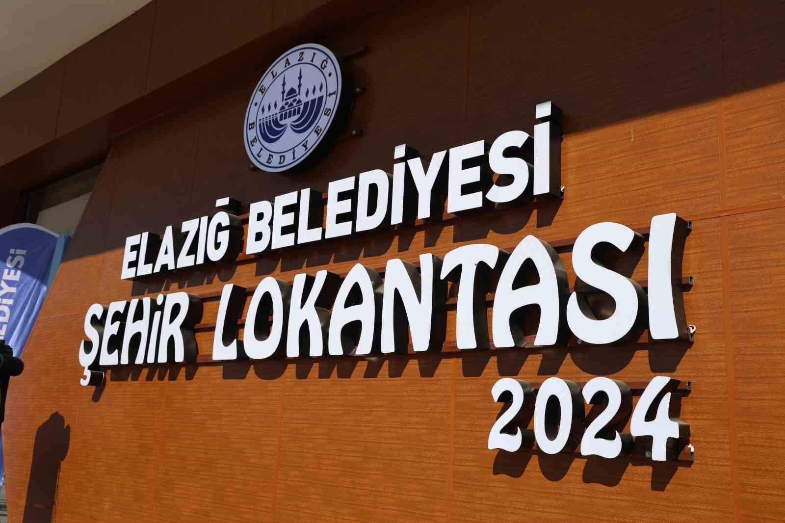 Elazığ’da 4 çeşit yemeğin 50 lira olduğu Şehir Lokantası açıldı