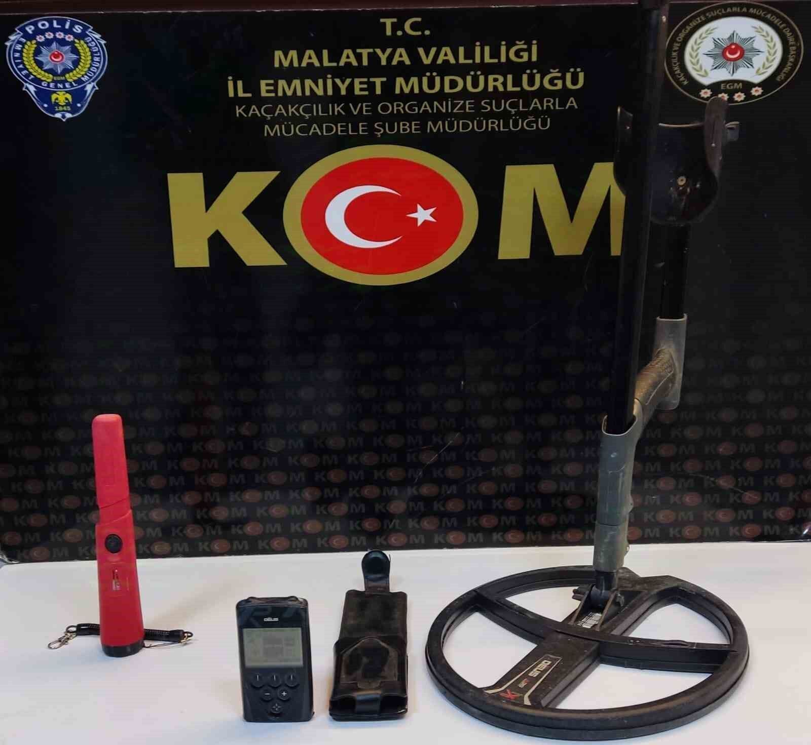 Malatya’da tarihi eser kaçakçılarına operasyon