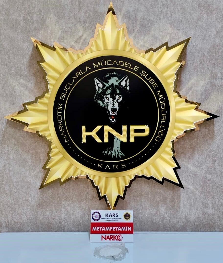 Kars’ta metamfetamin ele geçirildi