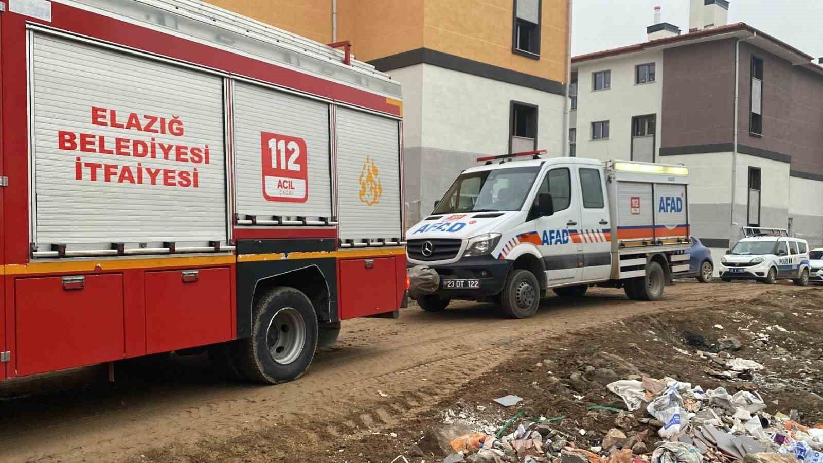 Elazığ’da inşaat alanında göçük: 1 ölü