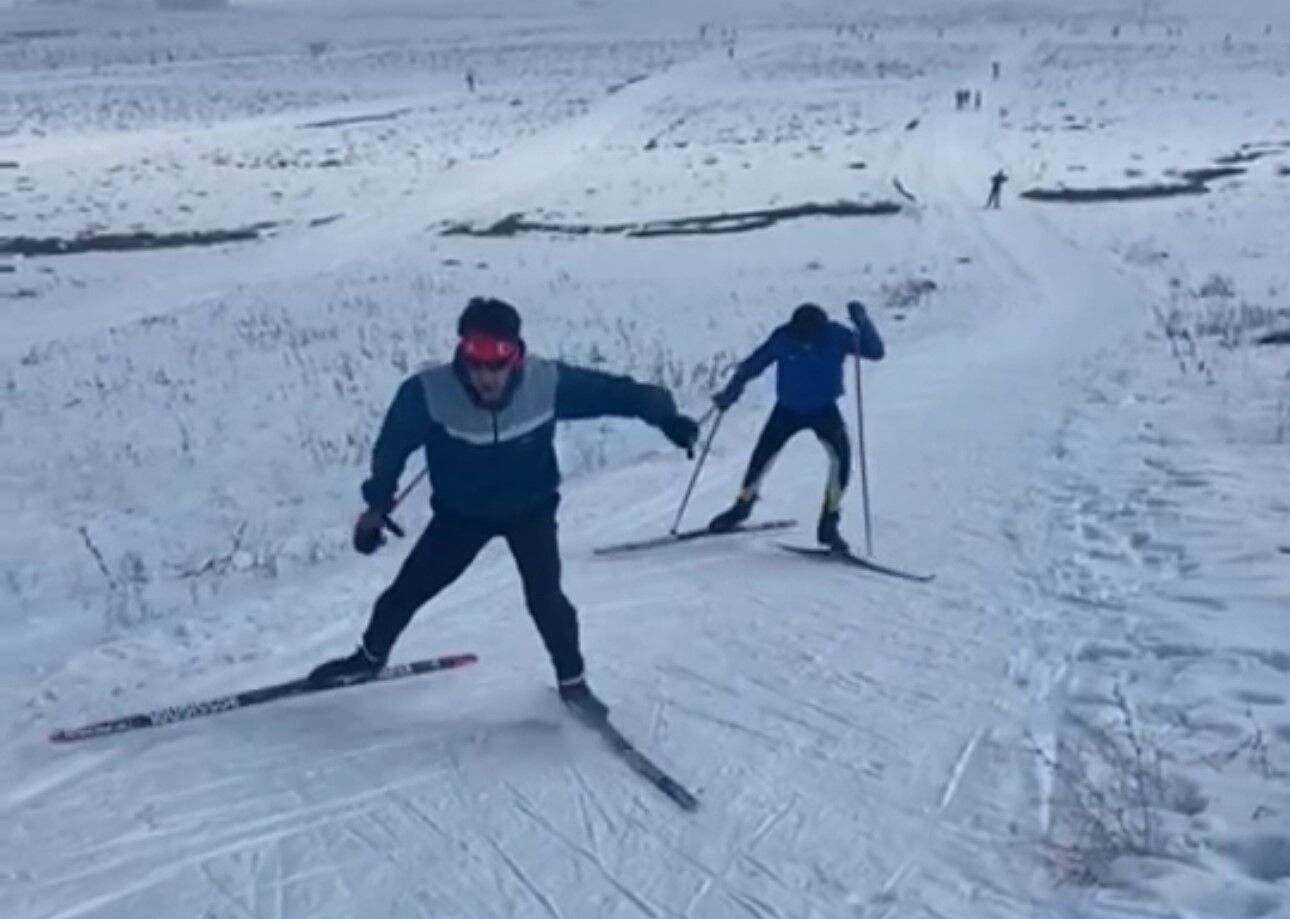 Yüksekovalı sporcular, zorlu şartlara rağmen yarışmaya hazırlanıyor