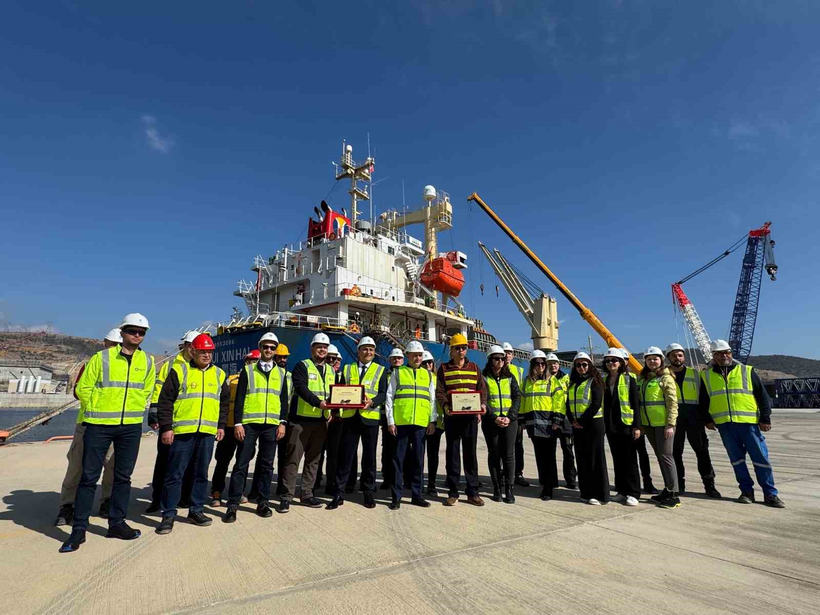 Akkuyu’ya 100. kargo gemisi ulaştı