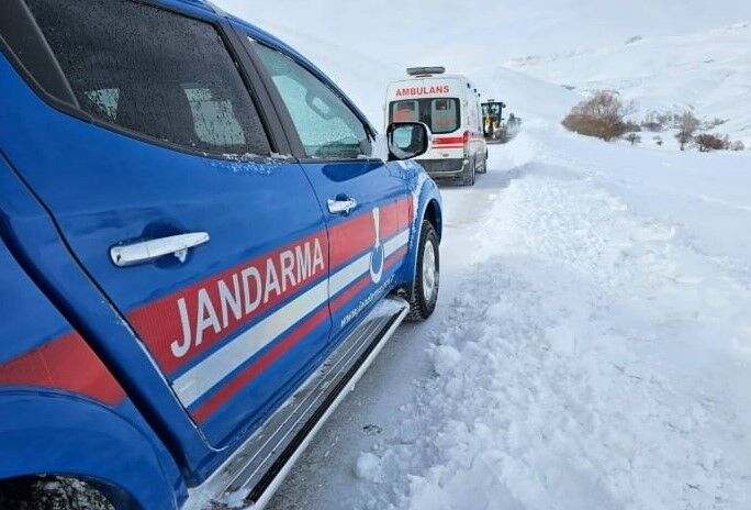 Hayvanından tekme yiyen vatandaşın imdadına jandarma yetişti