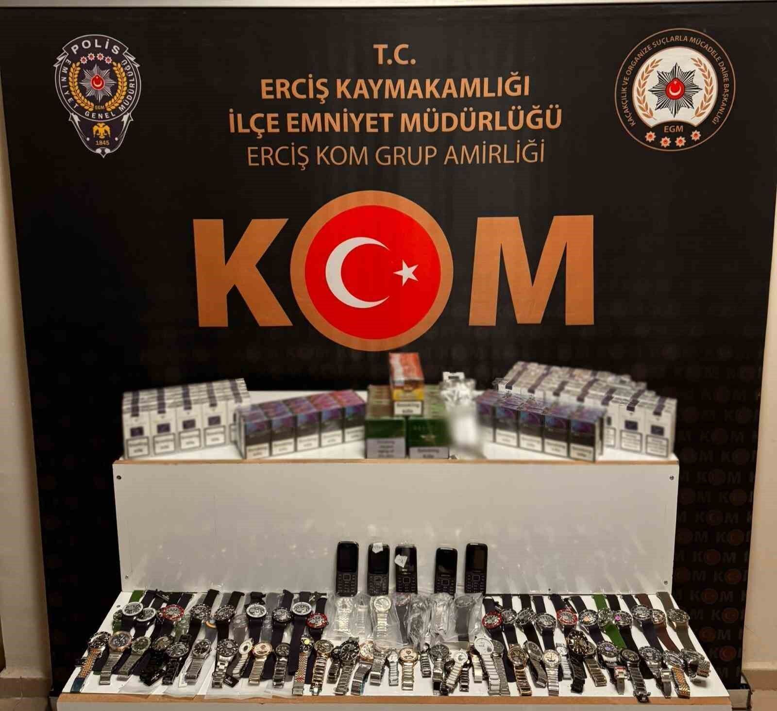 Van’da gümrük kaçakçılığı operasyonu