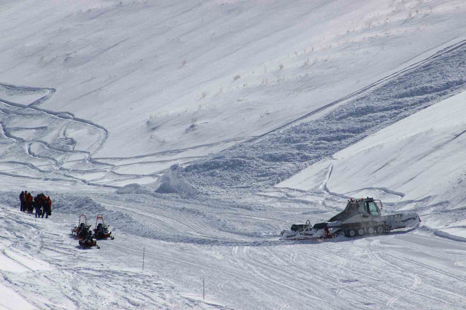Palandöken’de çığ