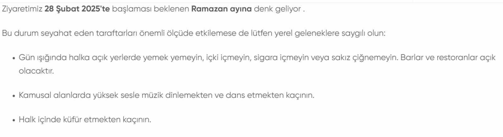 Rangers’tan, İstanbul’a gelecek taraftarlara Ramazan önerisi