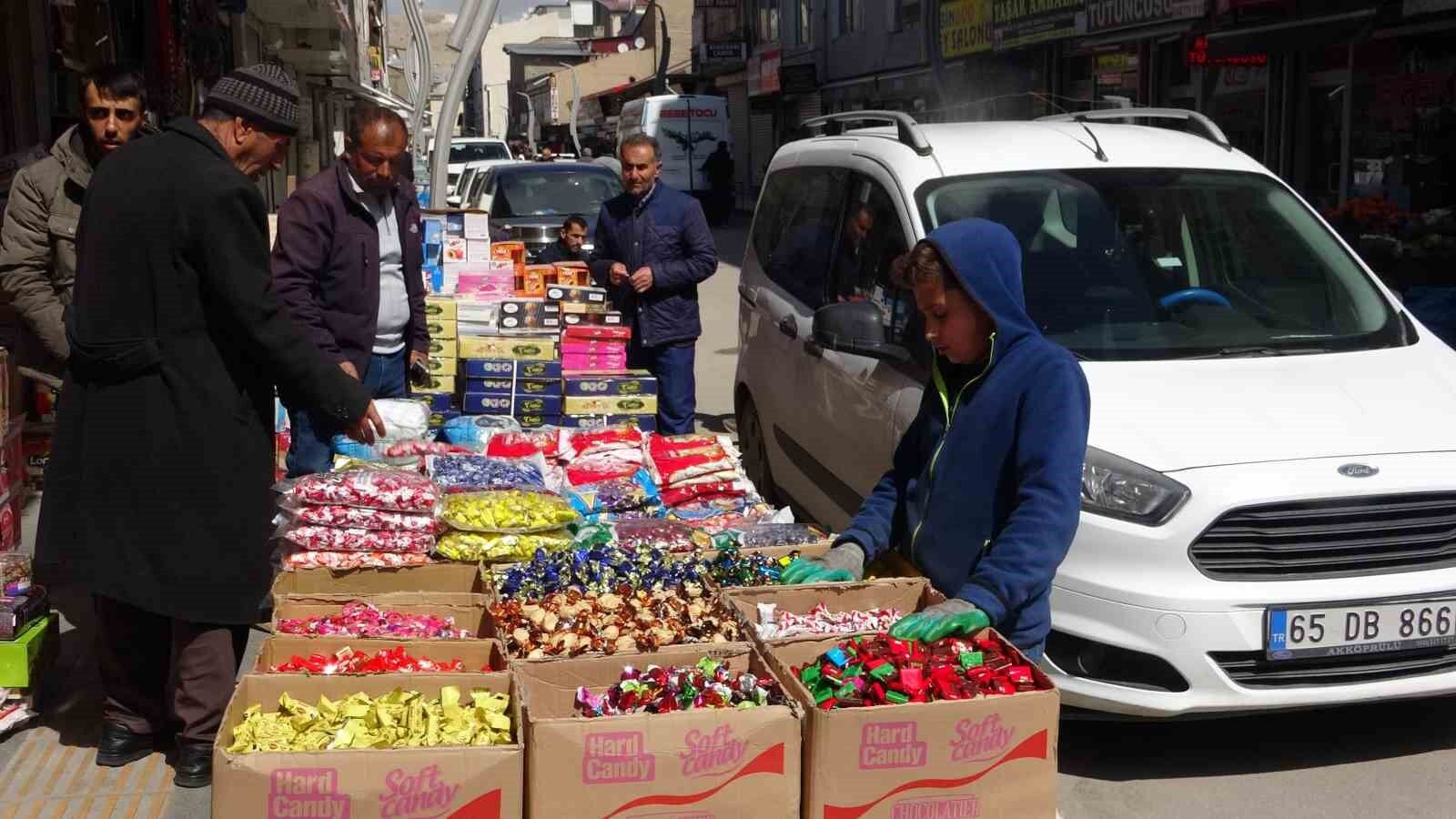Van’da bayram öncesi alışveriş yoğunluğu