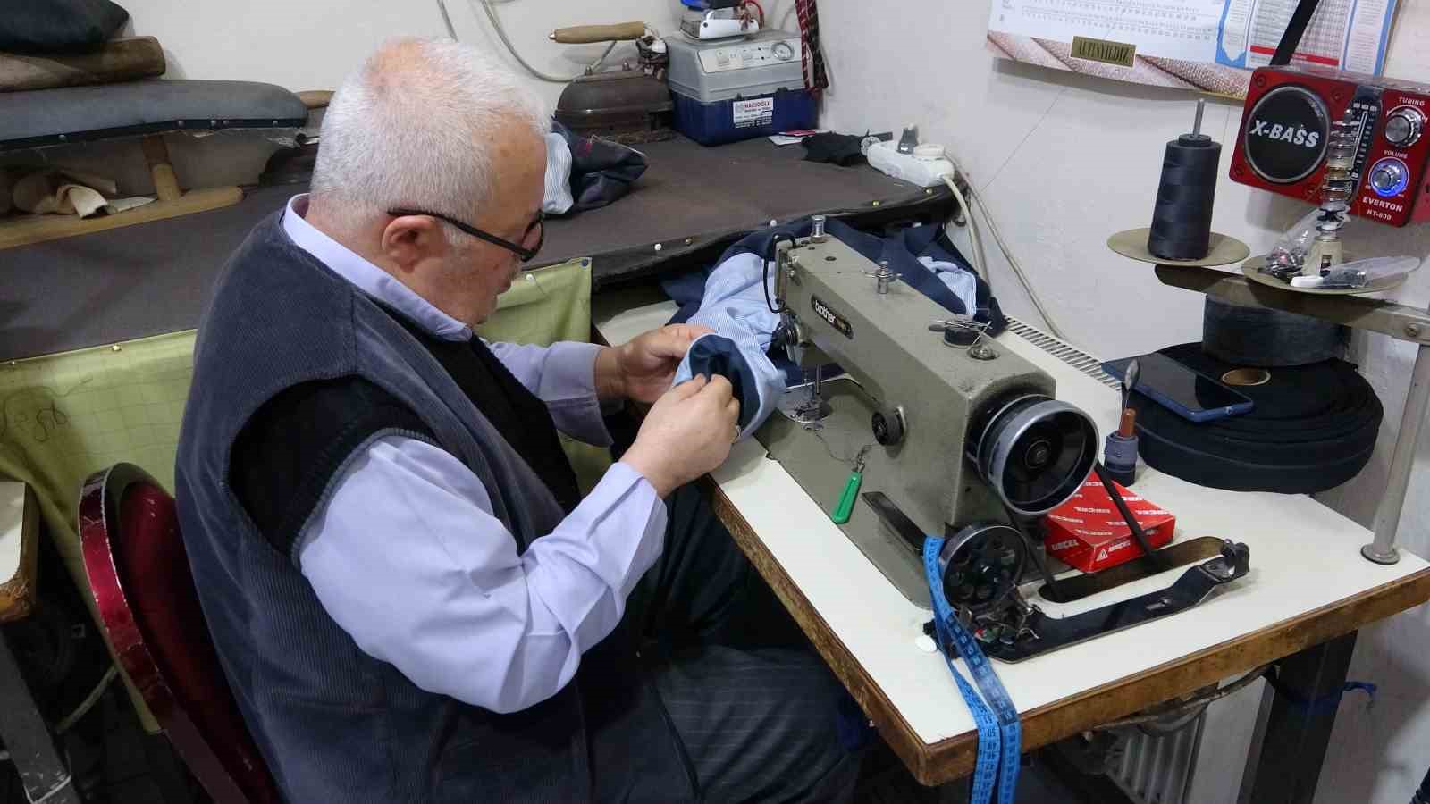 Terzilerde bayram öncesi tamir yoğunluğu