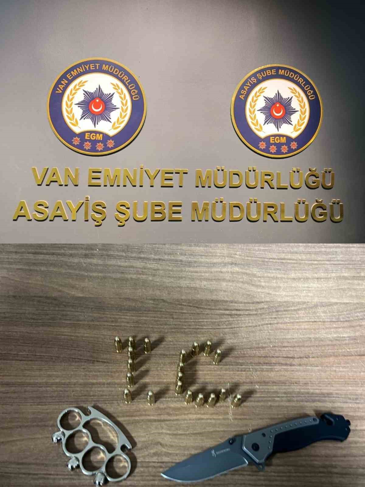 Van’da değişik suçlardan 58 kişi tutuklandı