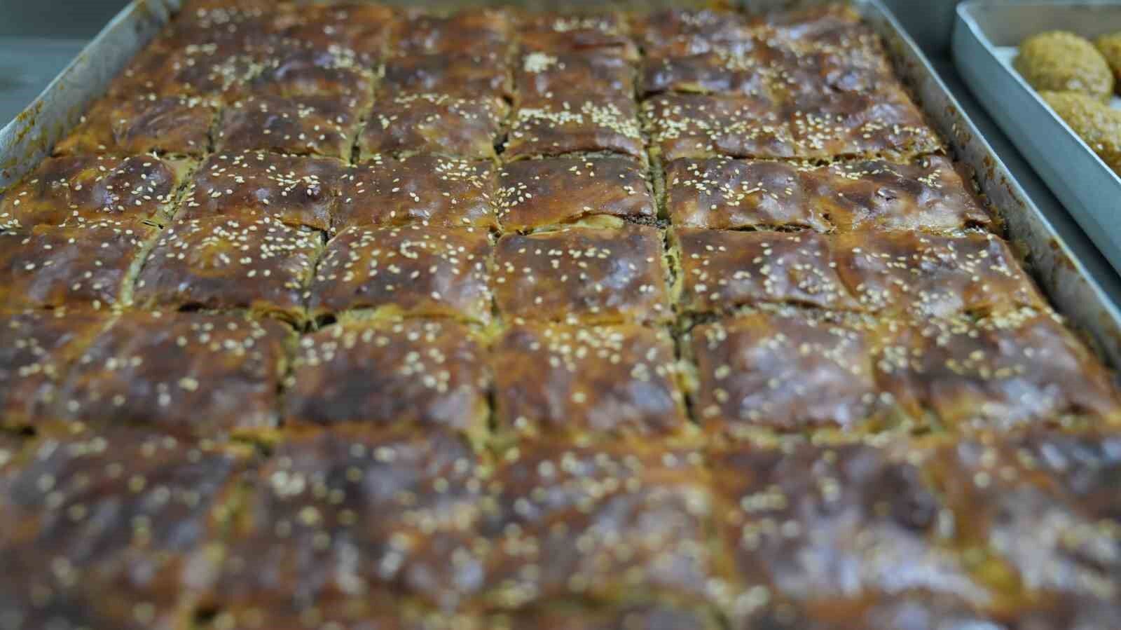 Bayram tatlıları Kadın Kooperatifi’nden