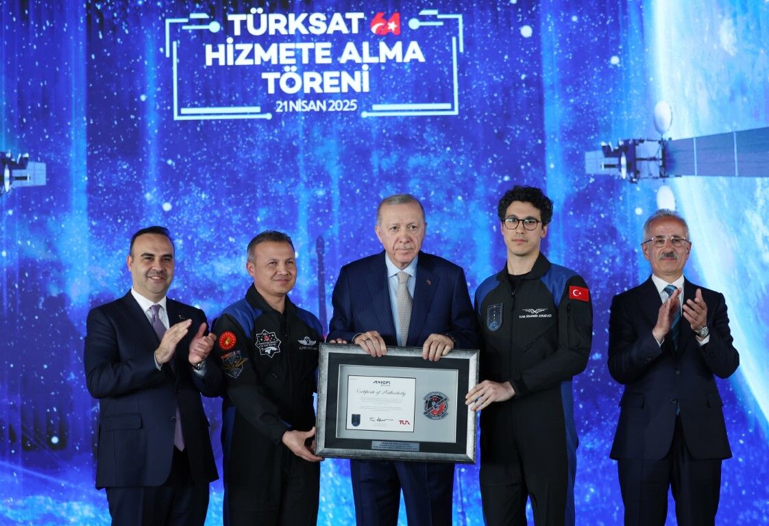 Cumhurbaşkanı Erdoğan, TÜRKSAT 6A Hizmete Alma Töreni’nde konuştu