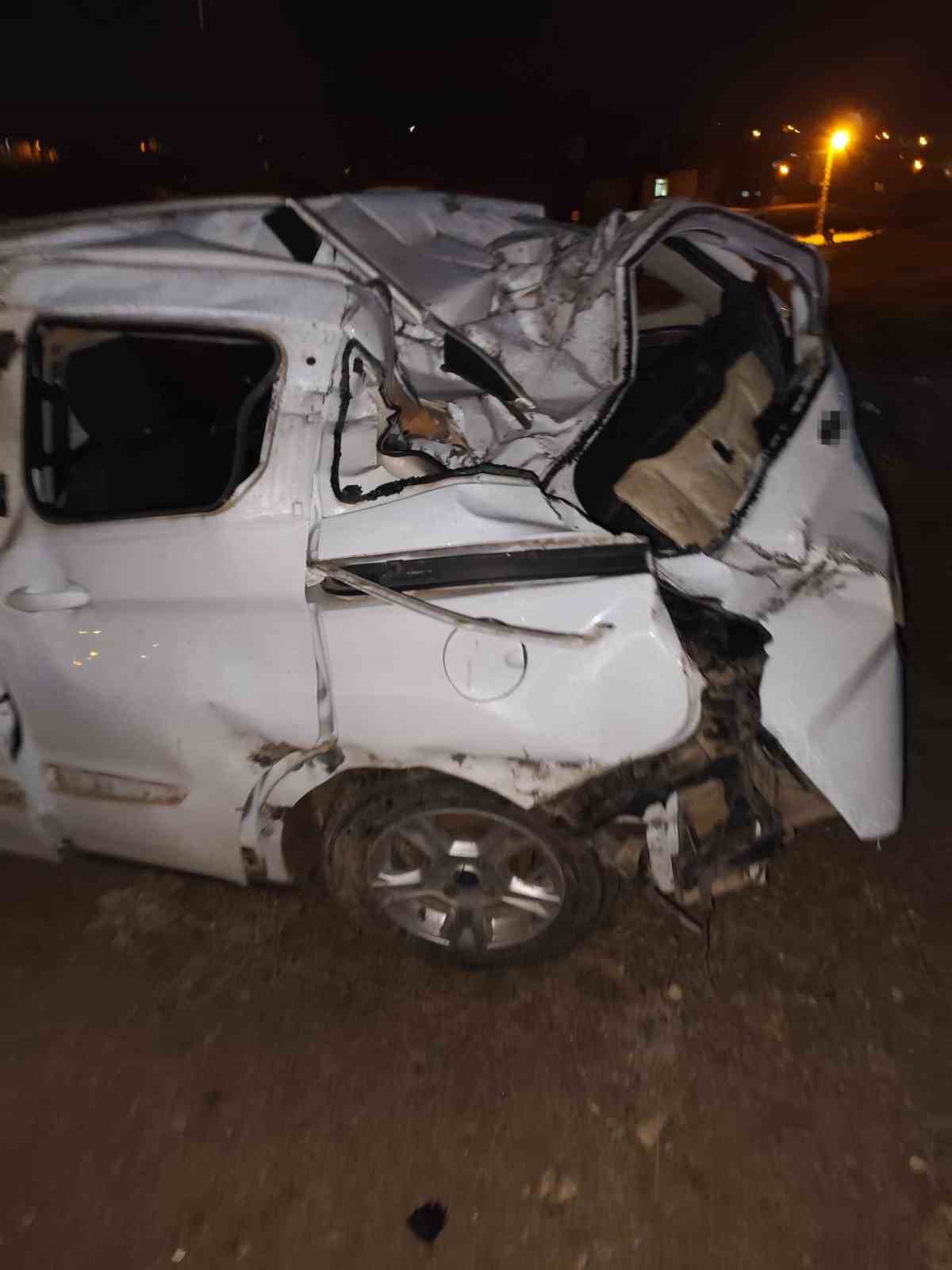 Kontrolden çıkan otomobil takla attı: 1 yaralı