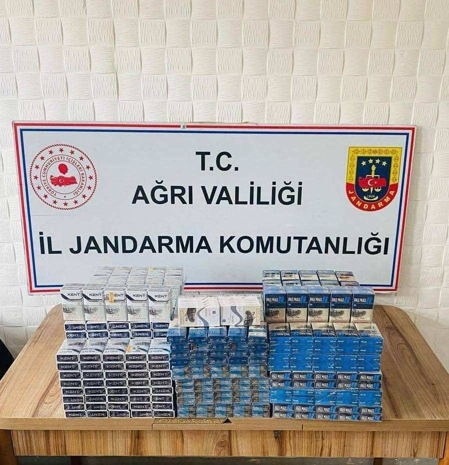 Ağrı’da kaçak sigara operasyonu: 4 gözaltı