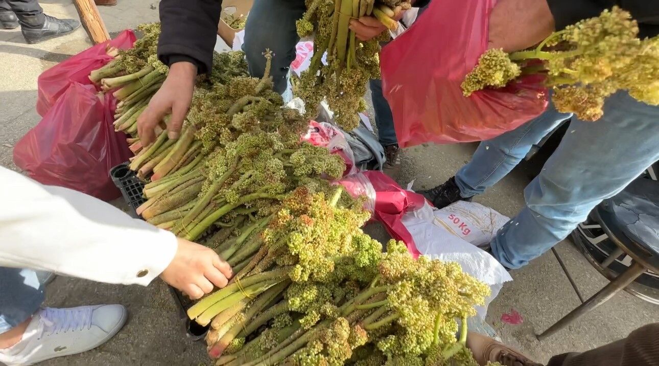 Yayla muzunun destesi 100 TL’den satışa çıkarıldı