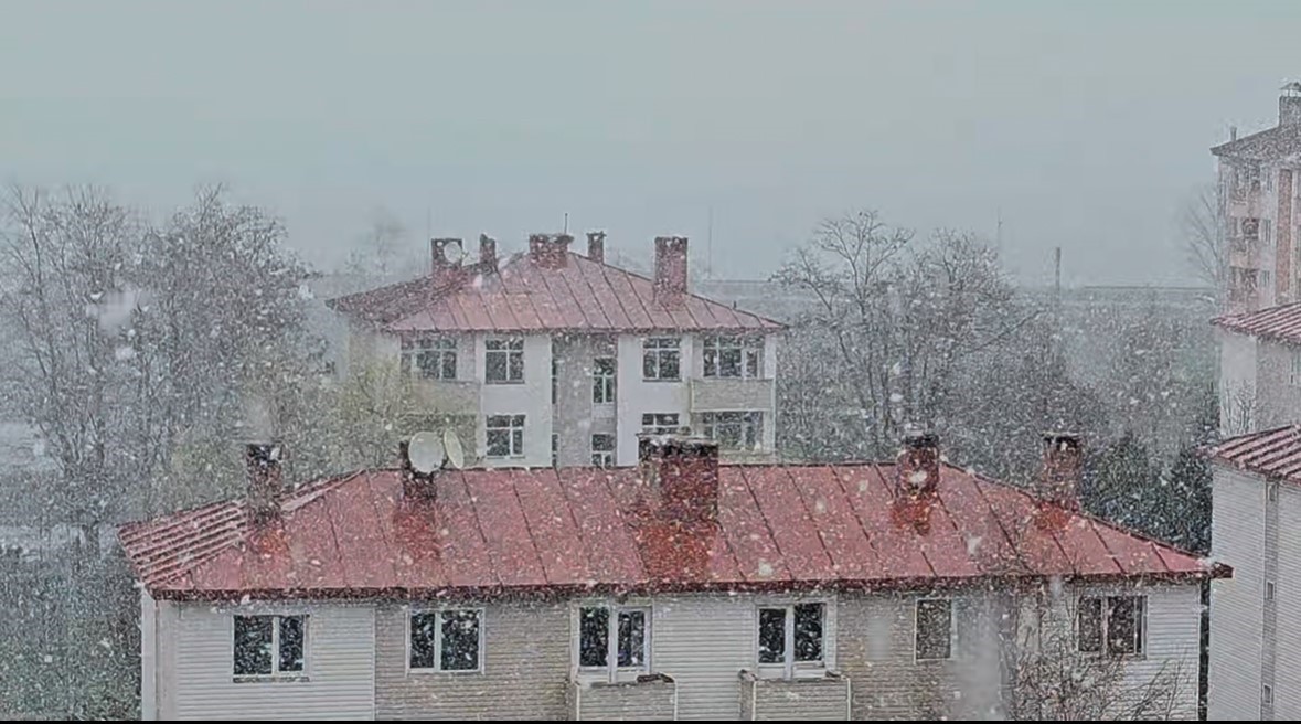 Tatvan’da kar yağışı etkili oluyor