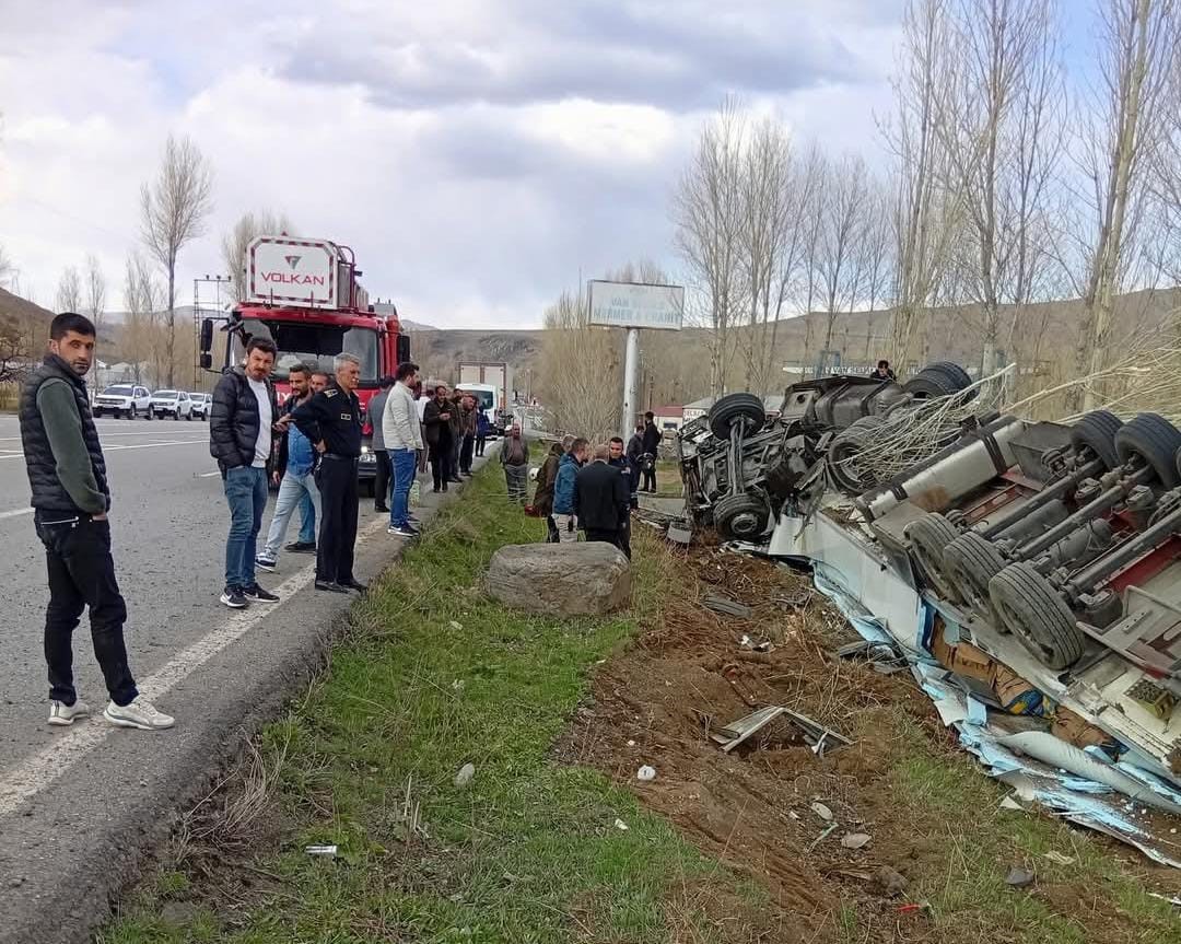 Van’da trafik kazası: 1 yaralı