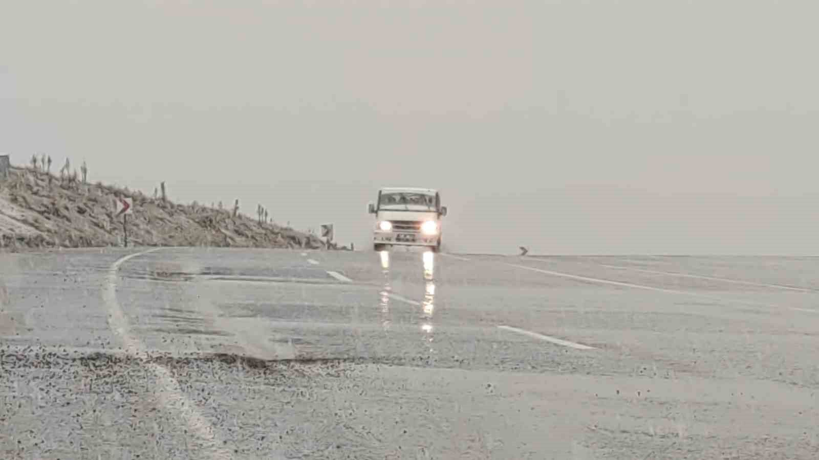 Van’da lapa lapa kar yağıyor