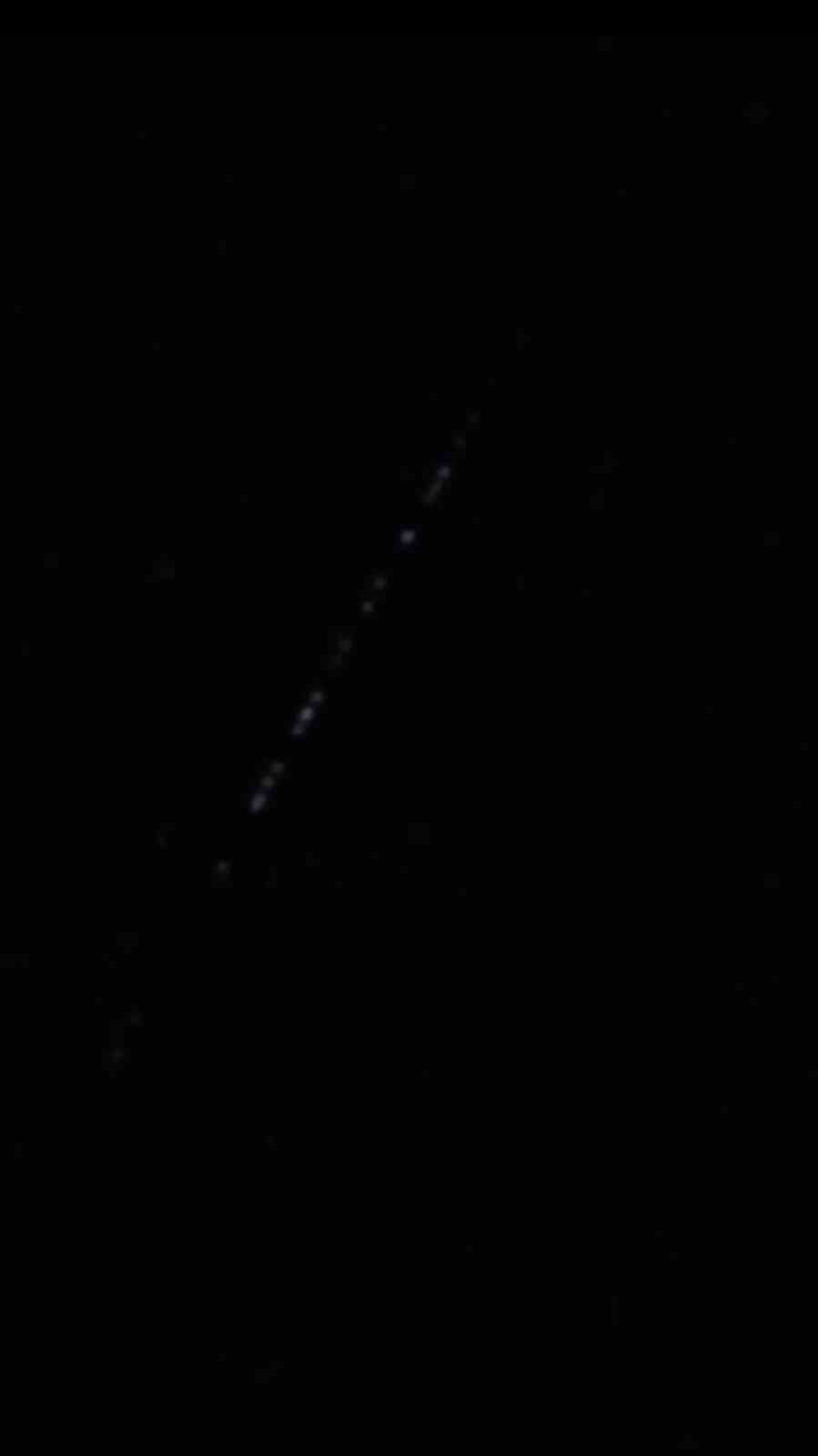 Starlink uyduları Yüksekova’da görüntülendi