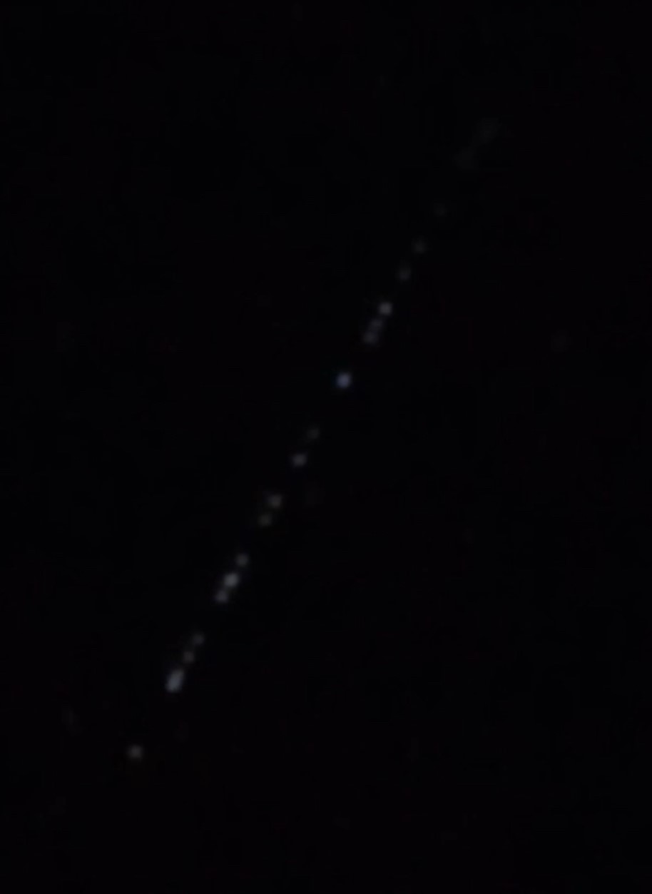 Starlink uyduları Yüksekova’da görüntülendi