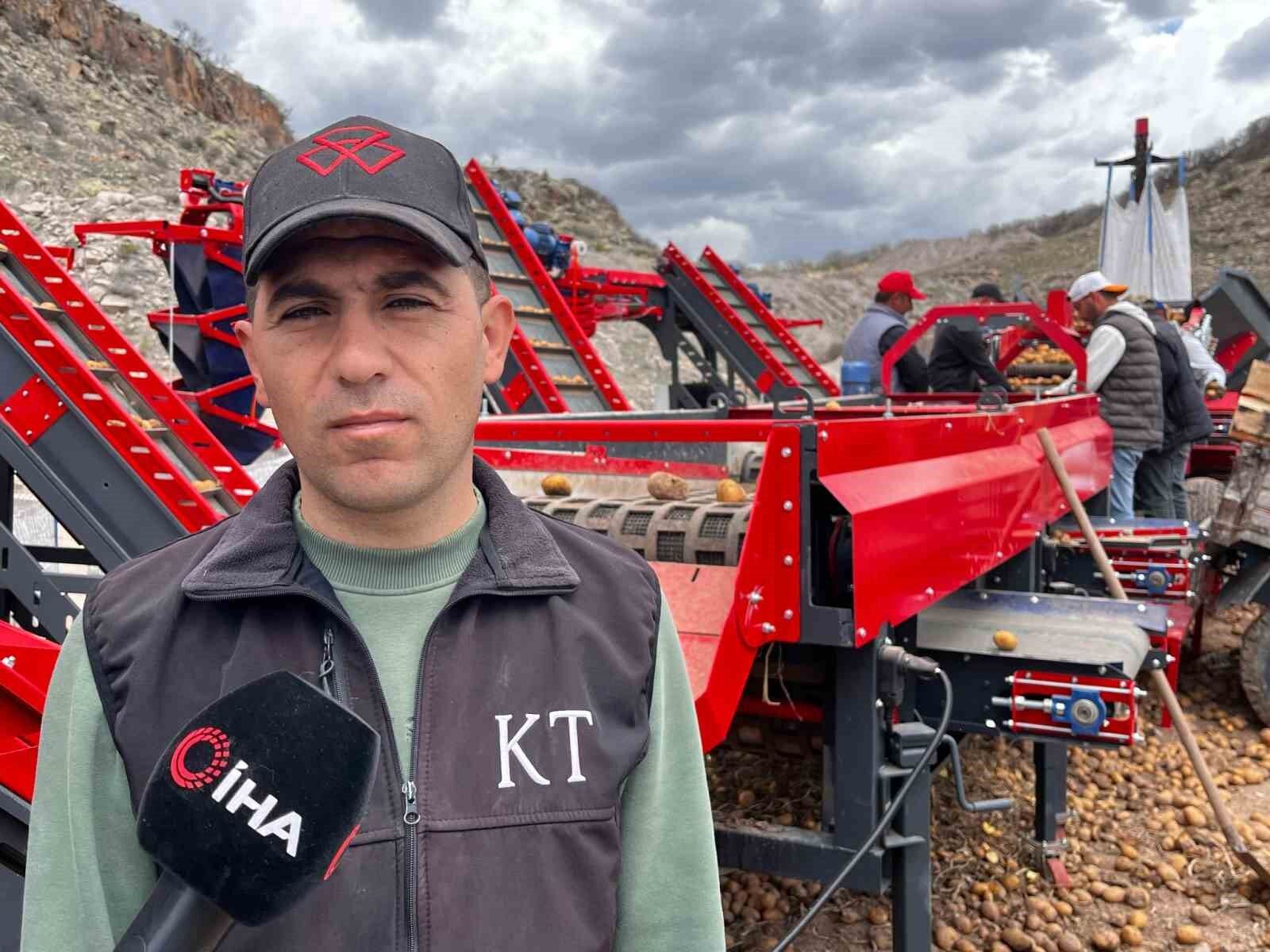 Patatesin toprakla buluşma yolculuğu başladı