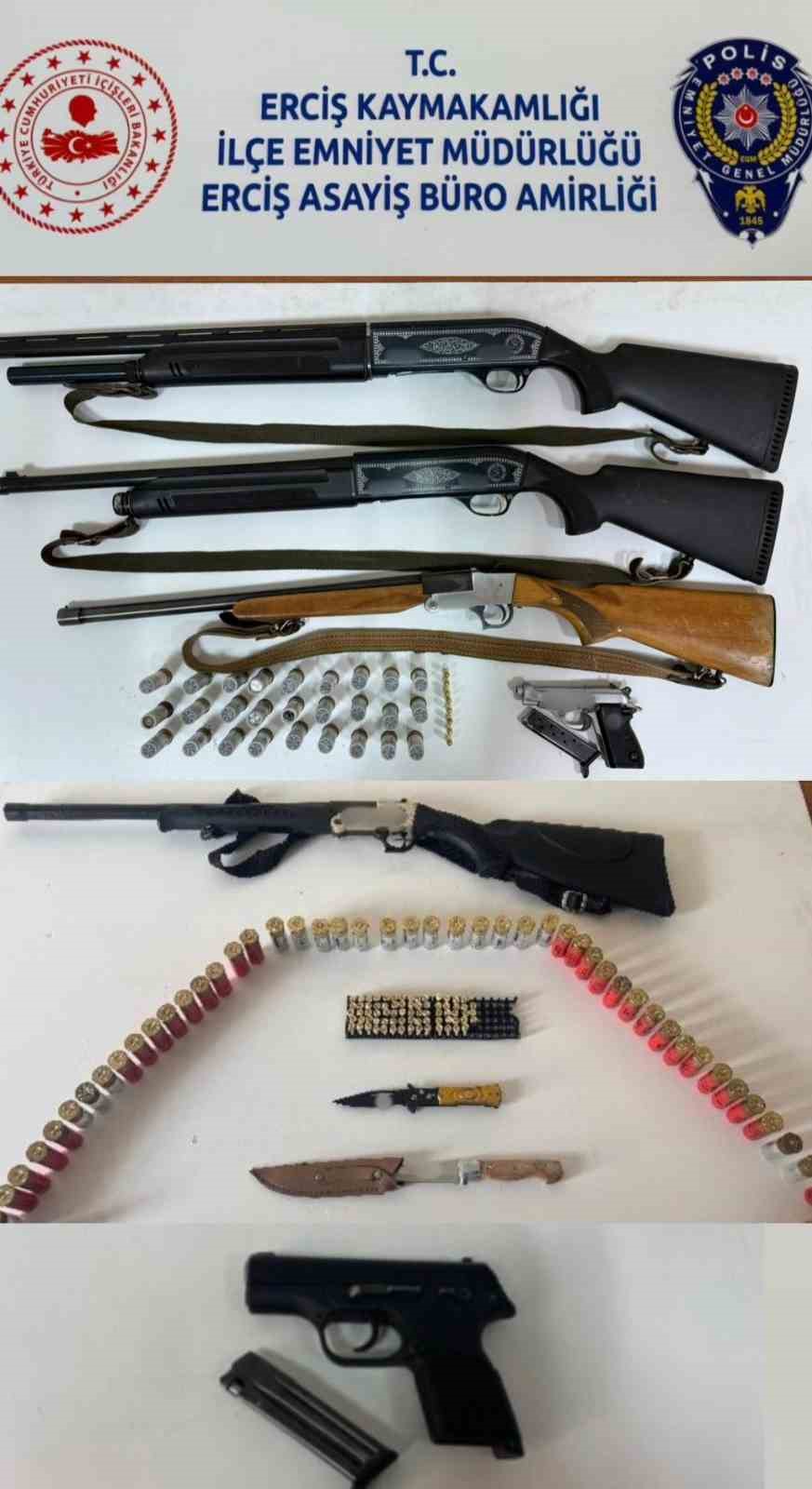 Van’da değişik suçlardan 58 kişi tutuklandı