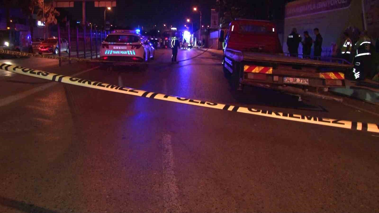 Kartal’da kontrolden çıkan araç yan yattı: 1 ölü