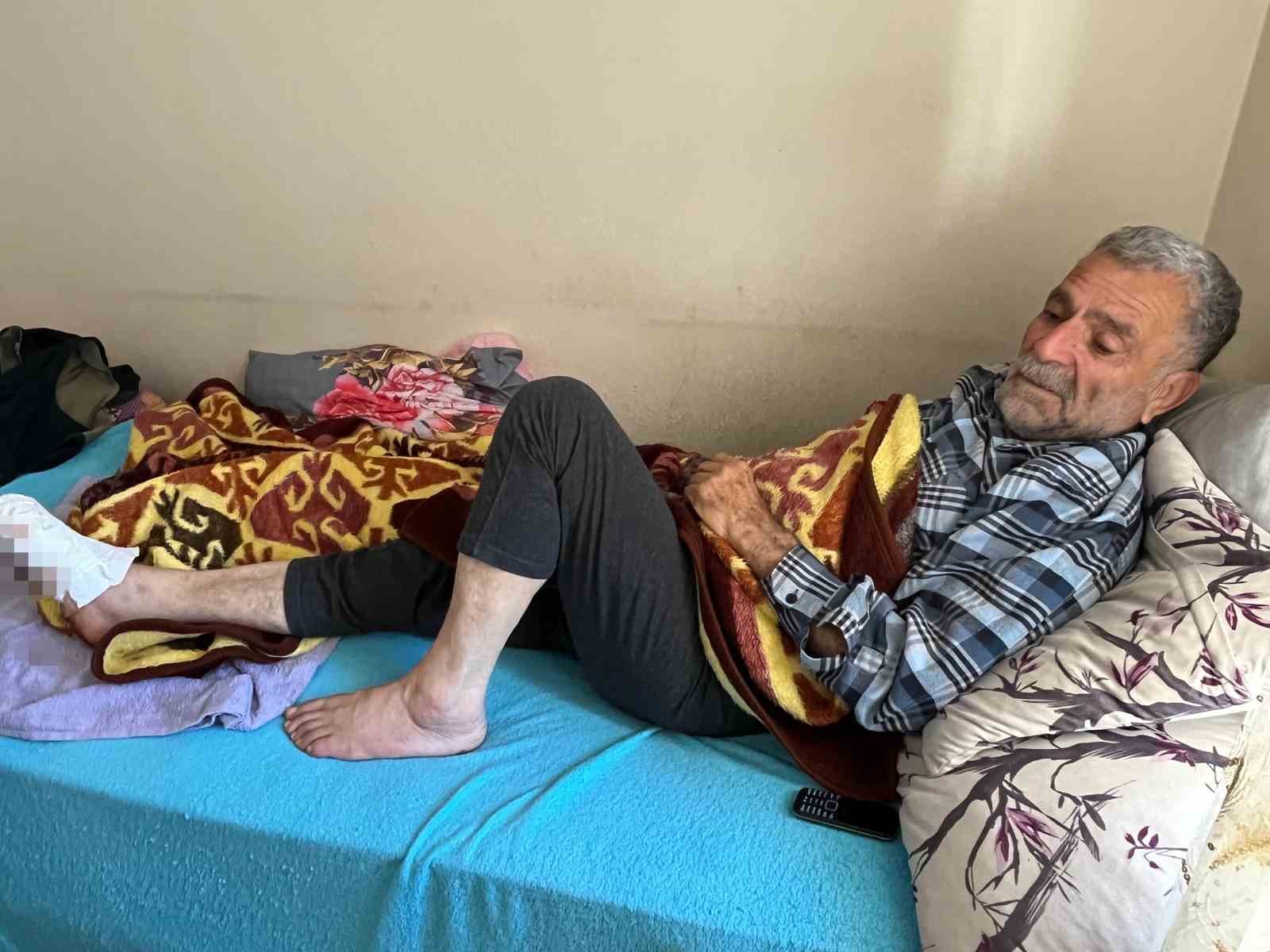 Şeker hastası Muzaffer Amca ağlayarak yardım istedi