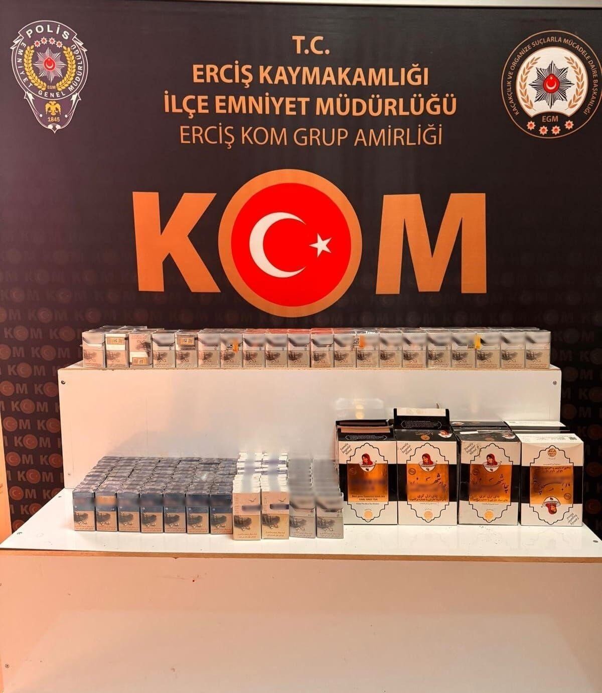 Van’da gümrük kaçakçılığı operasyonu
