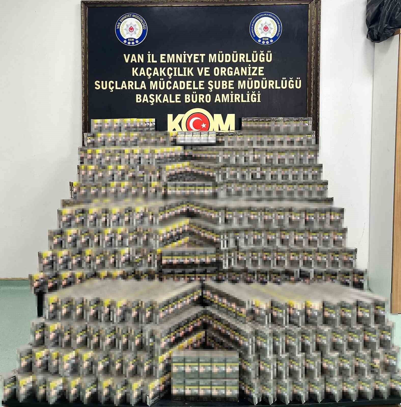 Van’da gümrük kaçakçılığı operasyonu