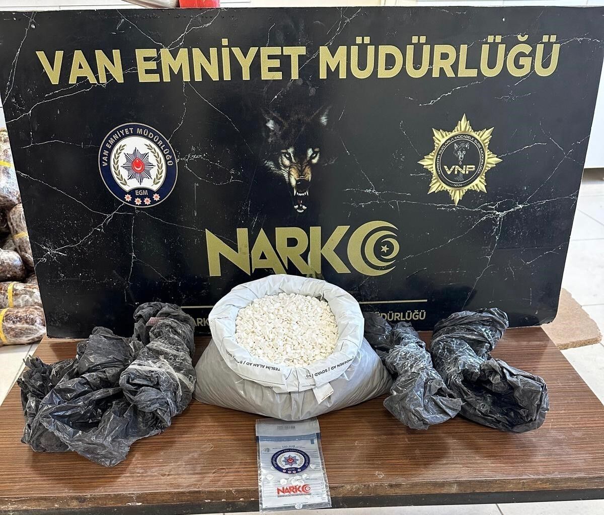 Van’da 147 kilo uyuşturucu ele geçirildi