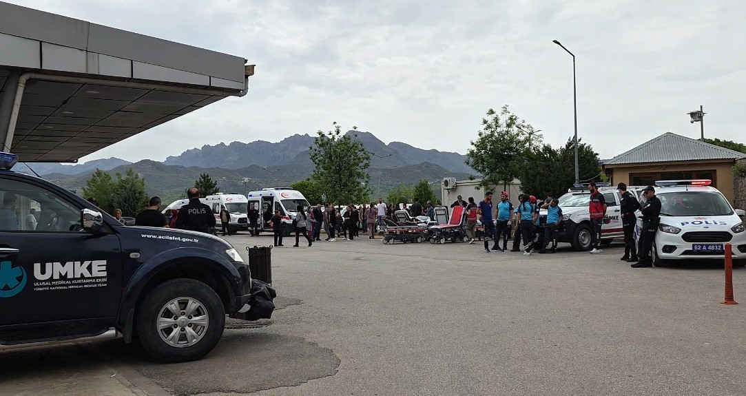 Tunceli Devlet Hastanesinde yangın paniği: Hastalar tahliye edildi