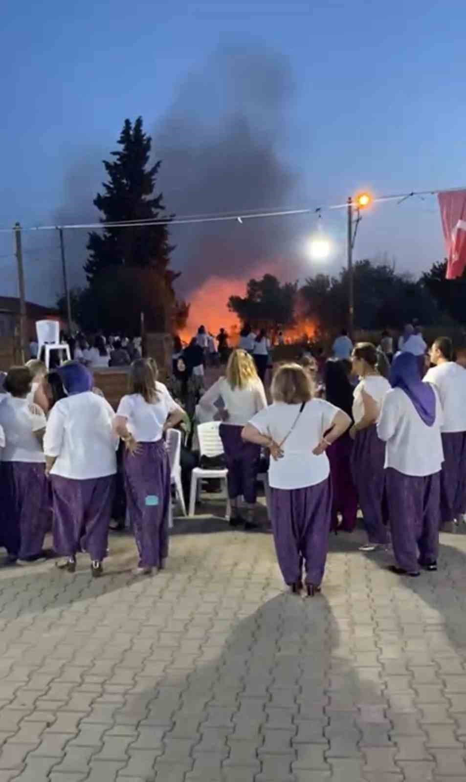 Şalvar gecesi zehir oldu...Havai fişekler köyü yakıyordu