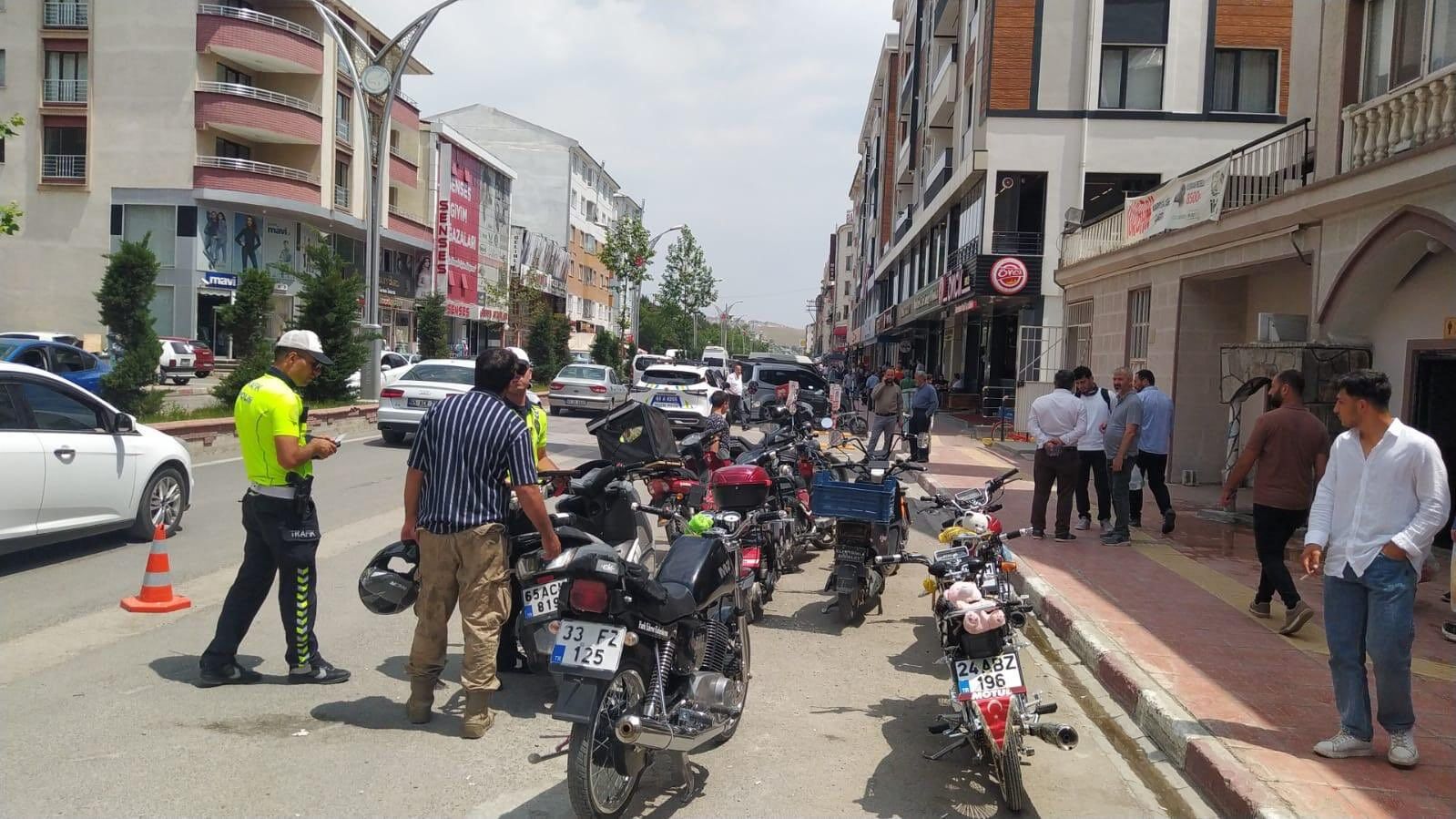 Erciş’te 16 motosiklet sürücüsüne 191 bin 42 TL cezai işlem uygulandı