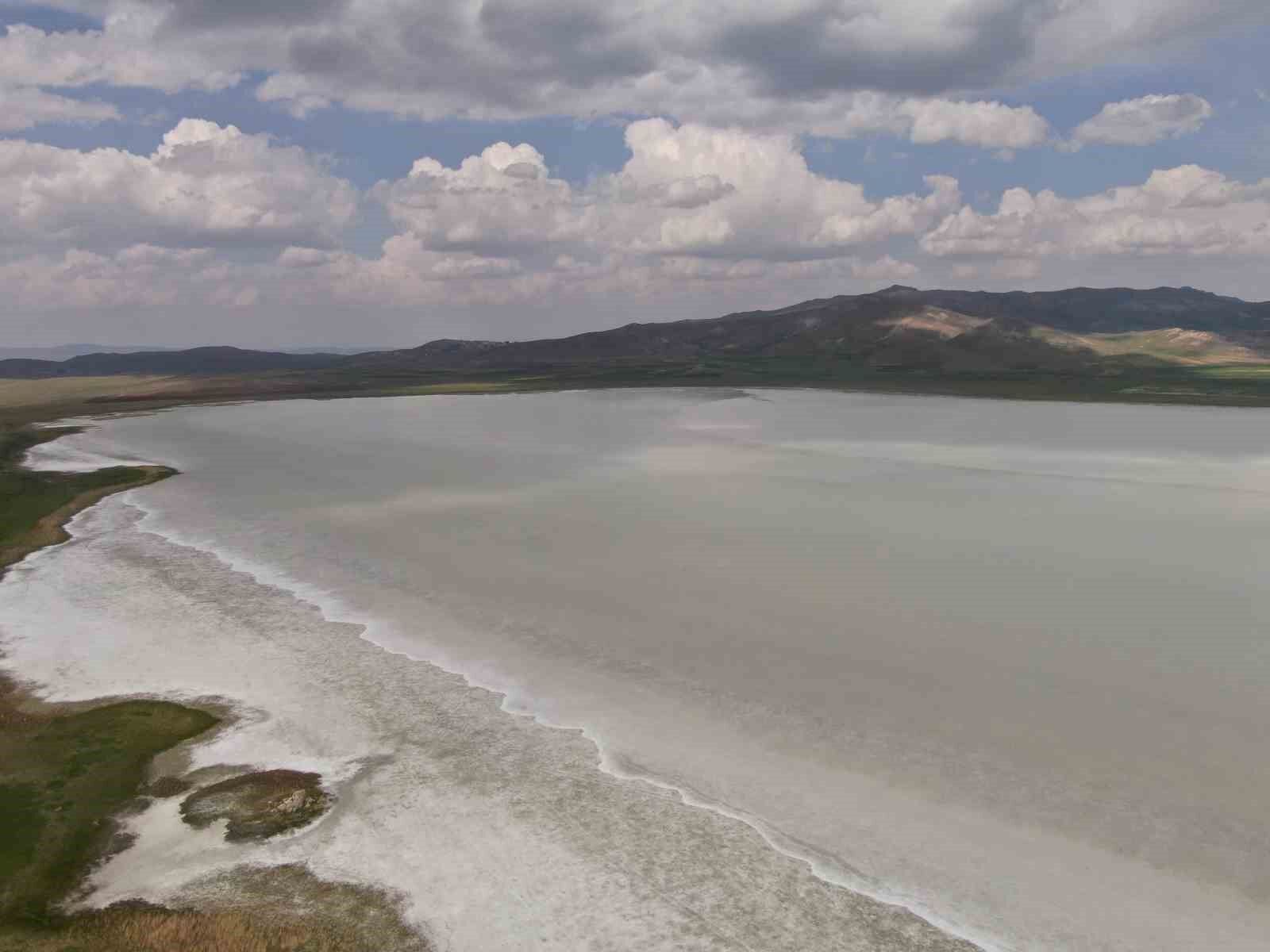 407 hektar alana sahip olan Akgöl, bu yıl erken kurudu