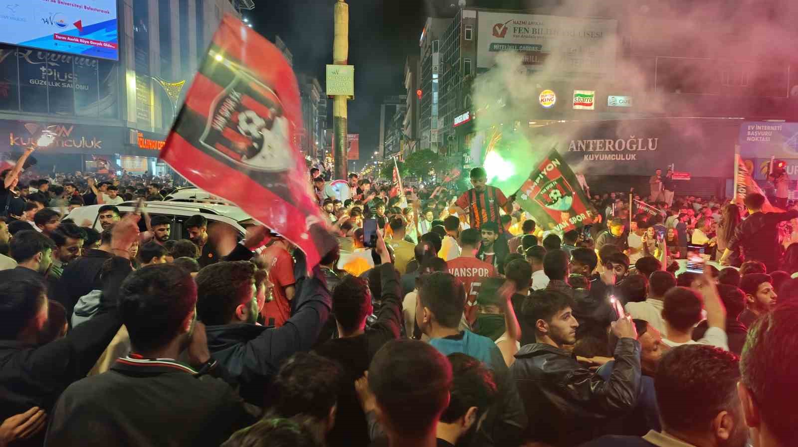 Van’da şampiyonluk coşkusu